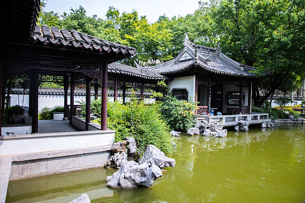 istock Traditional Chinese garden-style architecture 2230594369