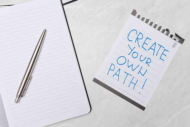 istock Inspirational Quote Create Your Own Path for Motivation and Self Growth 2230599826