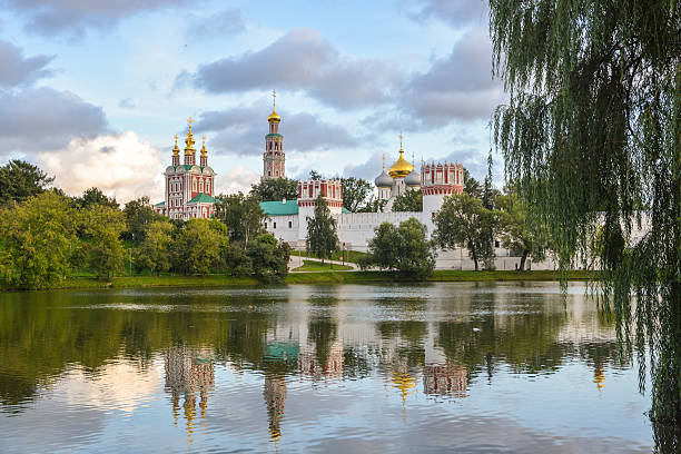 istock Novodevichy Monastery in Moscow on a summer evening. 2230603269