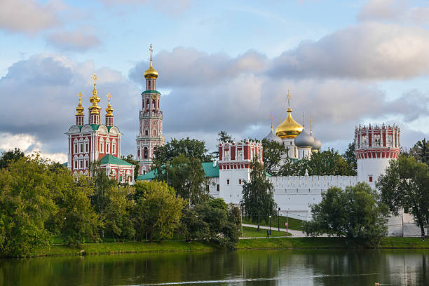 istock Novodevichy Monastery in Moscow on a summer evening. 2230603284
