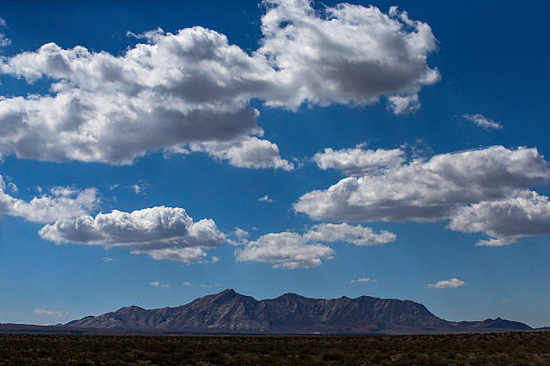 istock Minimal desert sky with clouds in Iran 2230608000