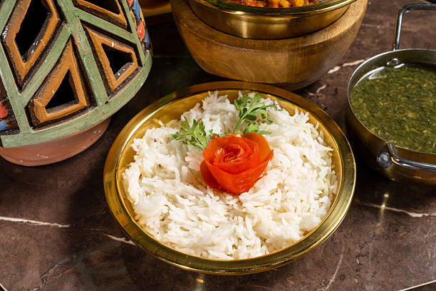 istock Rice meal with molokhia 2230609298