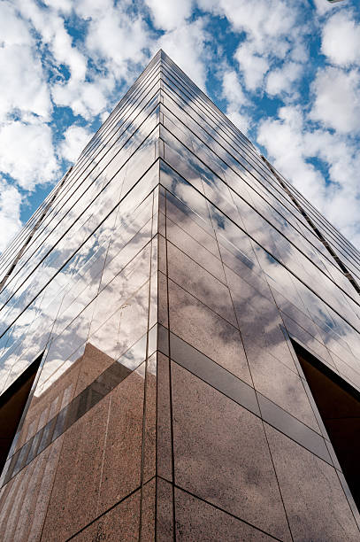 istock Boise city building looking to see cloudy reflection 2230615974