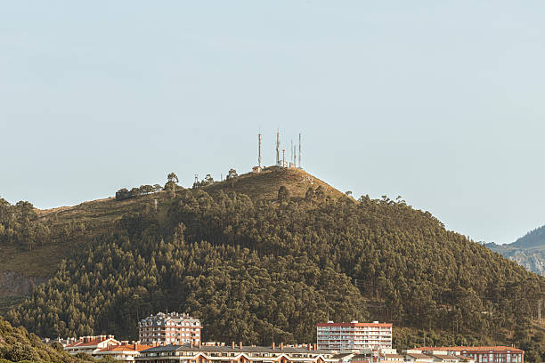 Mobile phone base station on the mountain