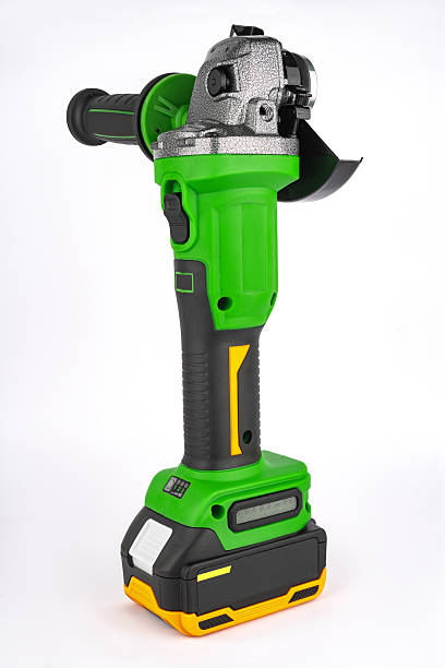 istock Cordless grinder for cutting stone and metal. On a white background 2230619495