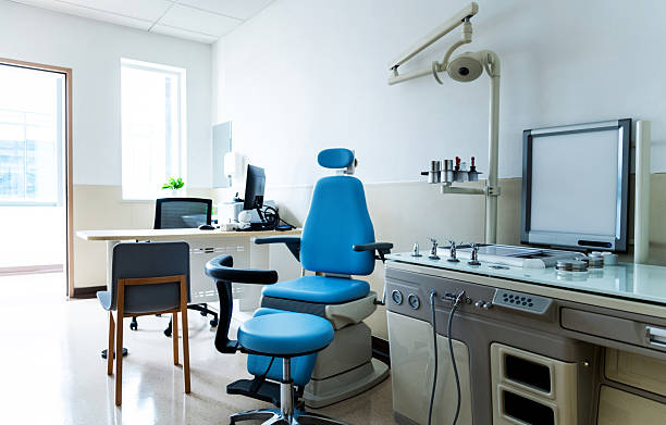 istock Otolaryngologist office with examination equipment and tools 2230625814
