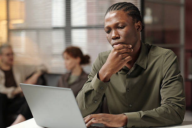 istock Gen Z Black Manager Working In Office 2230636707