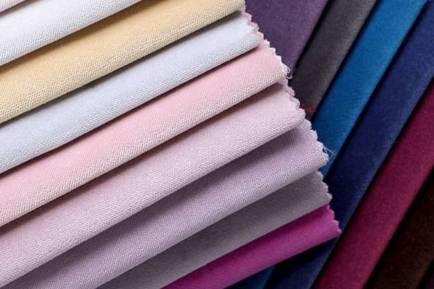 istock Assorted fabric swatches in colorful and neutral tones 2230643376
