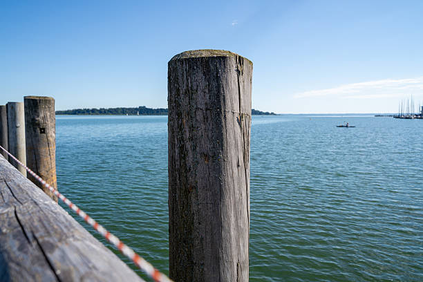 istock Wooden pier in the lake 2230646278