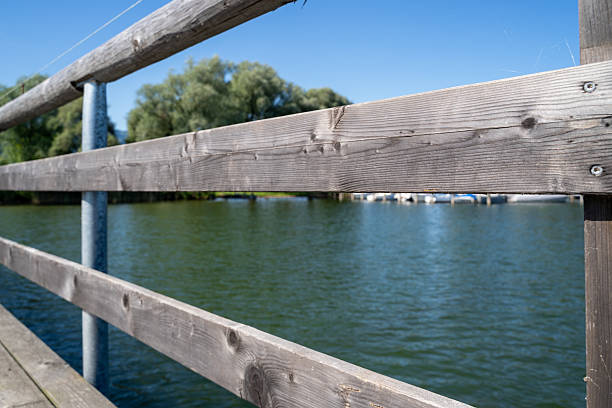istock Wooden pier in lake 2230646279