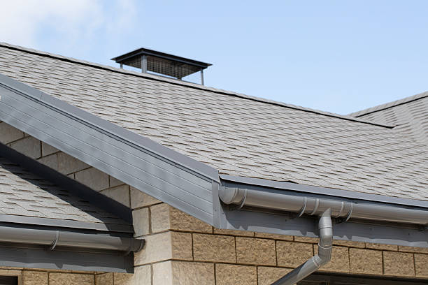 istock Modern guttering on a modern roof. Roof drainage. 2230649360