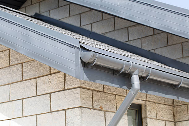 istock Modern guttering on a modern roof. Roof drainage. 2230649379