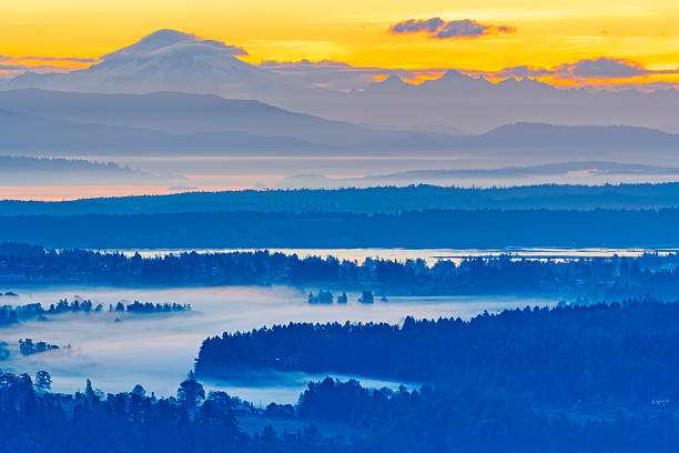Saanich Peninsula on Vancouver Island, British Columbia