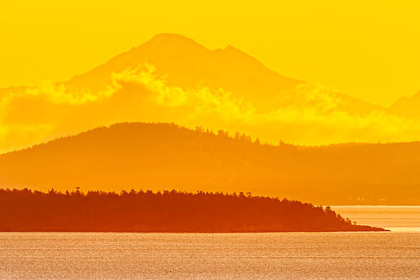 Saanich Peninsula on Vancouver Island, British Columbia
