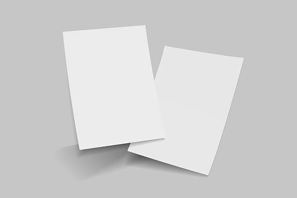 istock White paper file or folder mockup. A4 size paper mock up on isolated on white background. 3D illustration 2230653876