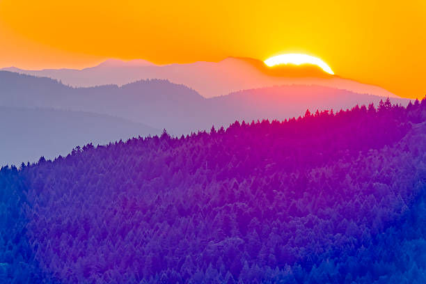 Saanich Peninsula on Vancouver Island, British Columbia