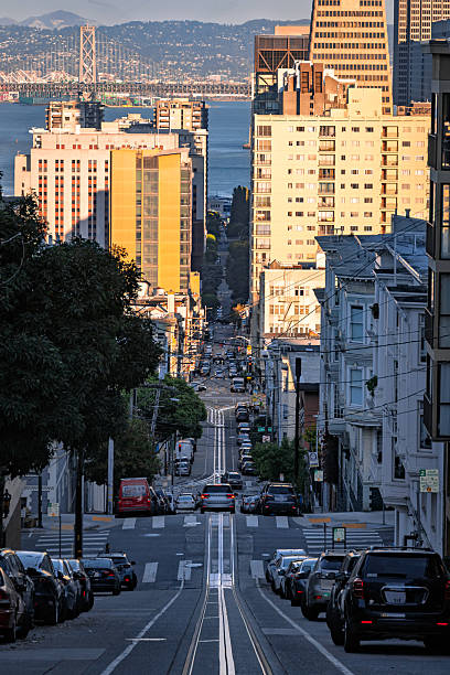 istock Steep street with Bay Bridge view in San Francisco 2230665517