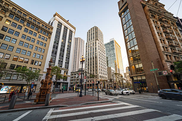 istock Downtown San Francisco Skyscrapers at Sunset 2230665593