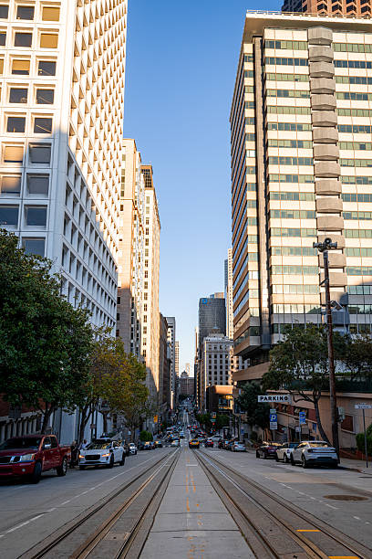 istock Steep Street with Cable Car Tracks in Downtown San Francisco 2230665608