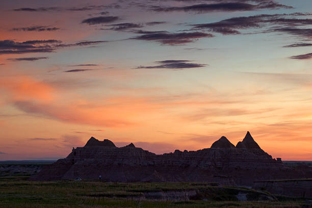 Badlands National Park during a sunny summer day, South Dakota