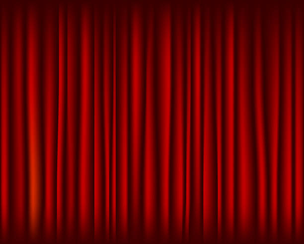 istock Elegant red curtain background. Use for theater, presentation, or festive designs. Adds a sense of drama and sophistication. Stage, performance, event ready. 2230672727