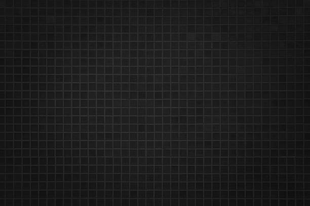istock Dark black ceramic tiles mosaic background. Simple seamless abstract surface grunge. 2230672932