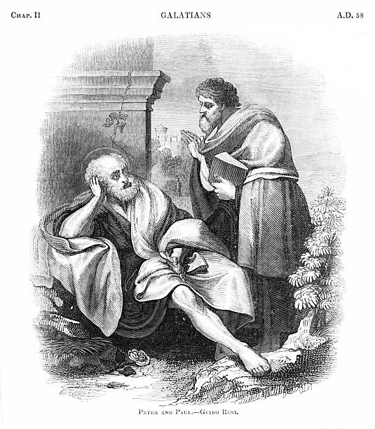 istock Apostles Paul and Peter Preach, Bible Theology, Christianity 2230681062