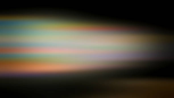 istock Abstract motion blur zoom colourful in black 2230684509