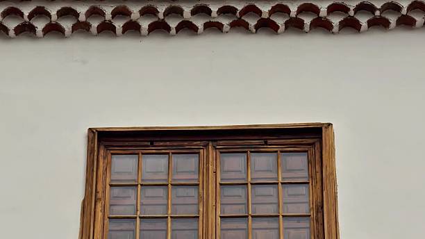istock The traditional architectural elements are adorned with decorative features on roofs and windows 2230687896