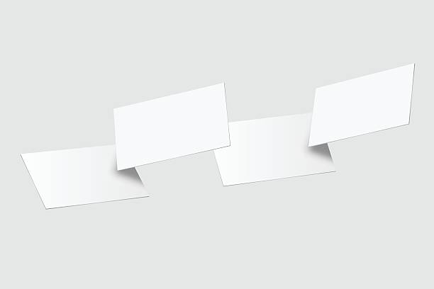 istock Vector mockup of blank presentation slides with shadows, isolated on background. Perfect for branding, pitch decks, business reports, advertising, web designs, social posts, app and online portfolio 2230693800