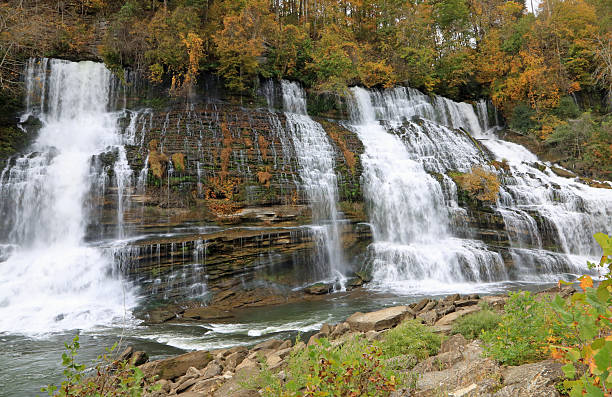 istock Autumn scenery with falls - Twin Falls 2230694124