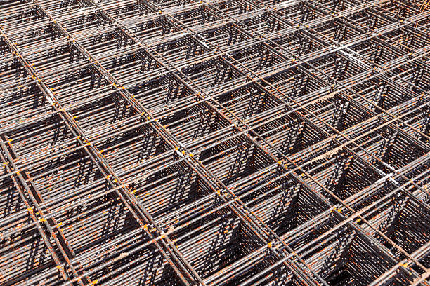 istock frame mesh made of steel reinforcement rusted from atmospheric precipitation 2230698749