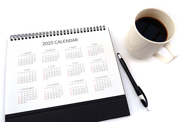 istock 2025 Calendar, Coffee and Pen 2230698803