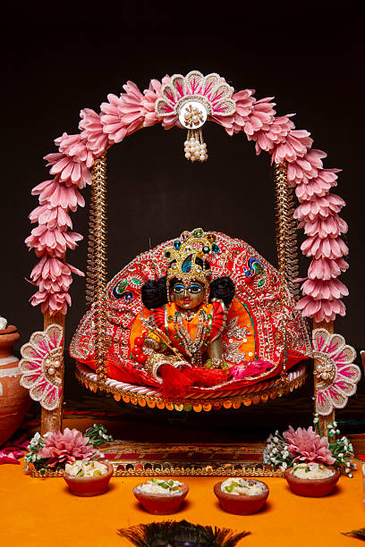 istock Krishna Janmashtami Puja with Indian Mithai 2230705791