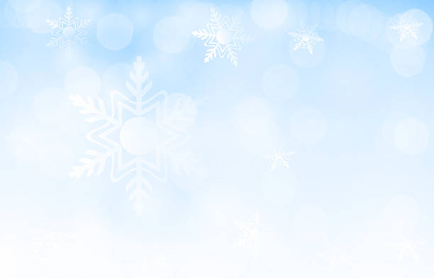 istock Light bright sky blue colored defocused bokeh lights glittering party Christmas New Year party festive celebrations illuminated blurred ethereal ombre vector background with beautiful snowflake shapes for ornate poster, banner, backdrops, greeting cards 2230706976