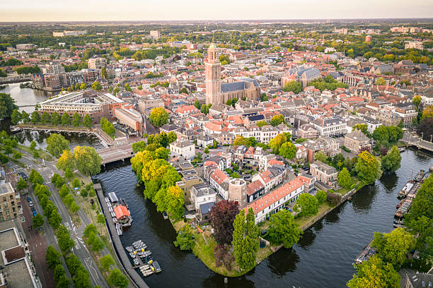 istock Zwolle downtown district aerial view 2230708045