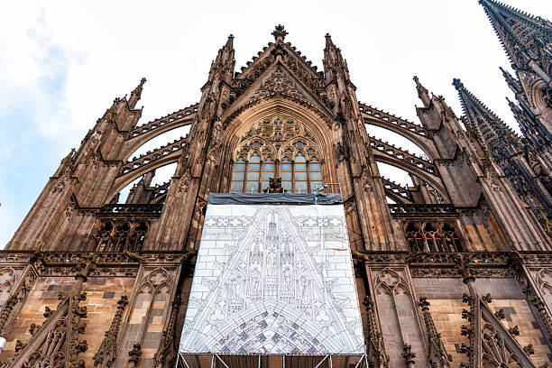 Cologne, Germany - 10 Sep 2015: Ancient Cologne Cathedral in Germany