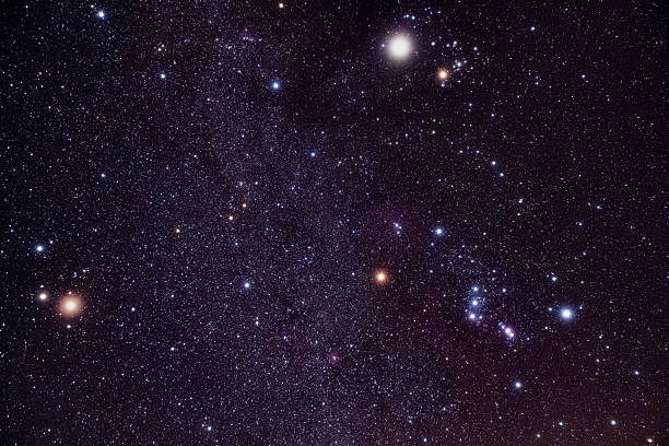 istock Orion constellation and Milky Way stars. 2230716046