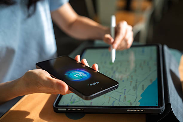 istock Planning Trip with AI Chatbot on Smartphone 2230724050