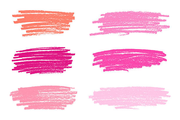 istock Set of brush paint stroke texture swatch Hand painted background Ink scribble dab clipart Paint smudge for tags and stamps design 2230724092