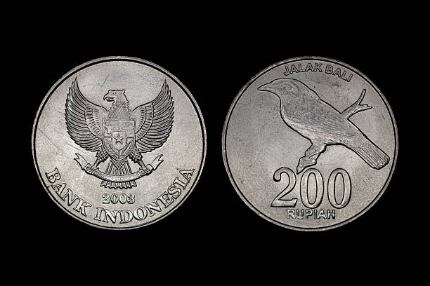 istock Indonesian 200 Rupiah Coin with Jalak Bali Bird 2230737255