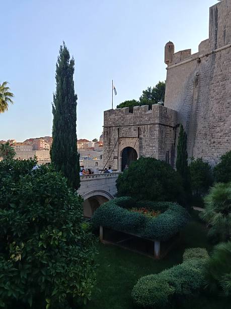 istock Historic Gateway and Garden in Dubrovnik 2230738507