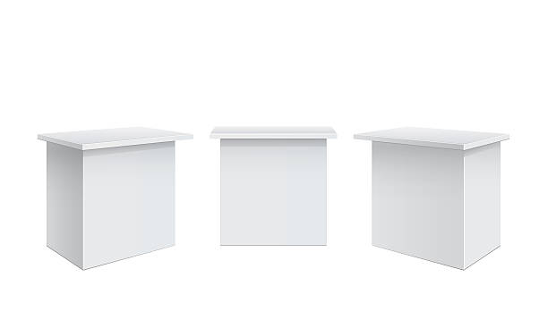 istock Promotion counter, Retail Trade Stand Isolated on the white background. 2230749857