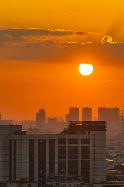 istock sunrise in a small town at vertical composition 2230761242