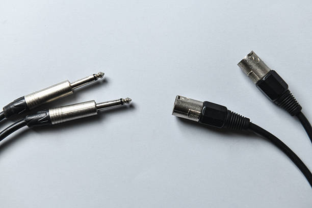 a plug used in a jack socket, consisting of a shaft used to make a connection that transmits a signal, typically used in sound equipment