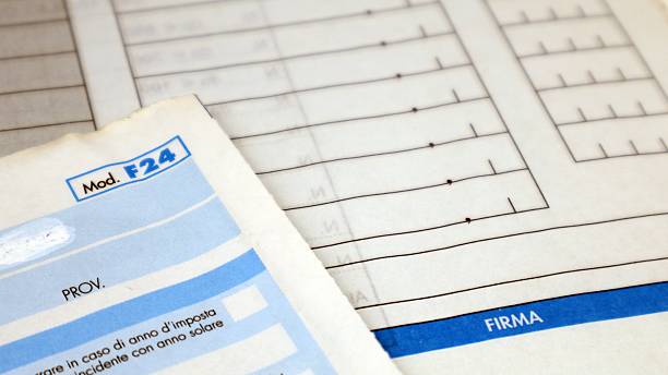 istock Form F24 Document for paying taxes and contributions 2230771653