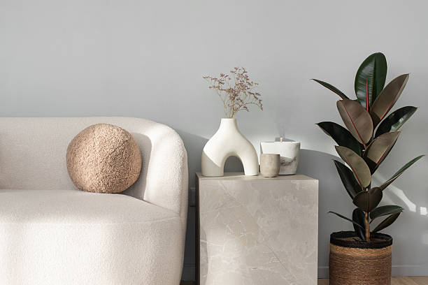 istock Modern interior design. White sofa with pillow in a living room 2230773365