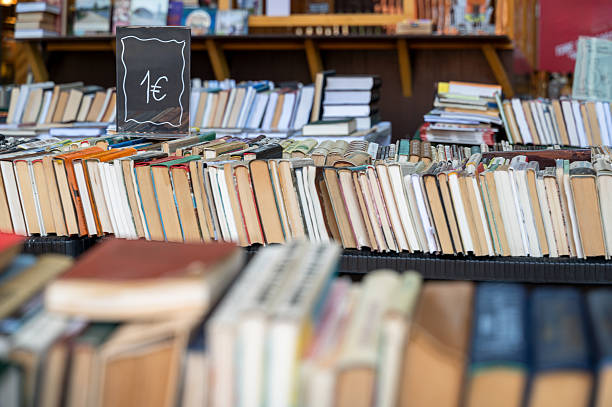istock Old Books for Sale at Flea Market 2230779227
