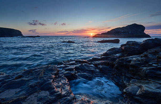 Sunset along the shores of southern Vancouver Island