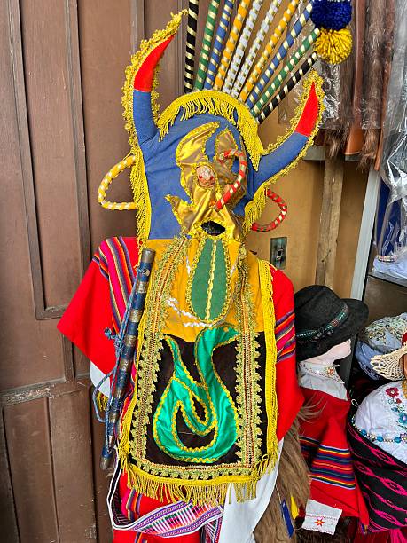 istock Traditional Andean Costume Displayed in Cuenca, Azuay, Ecuador 2230784208